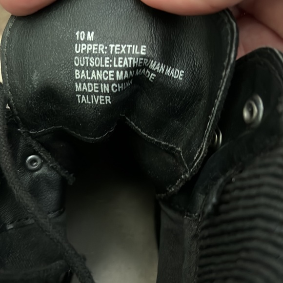 White Mountain ankle boots black suede with a slight heel - Picture 6 of 8